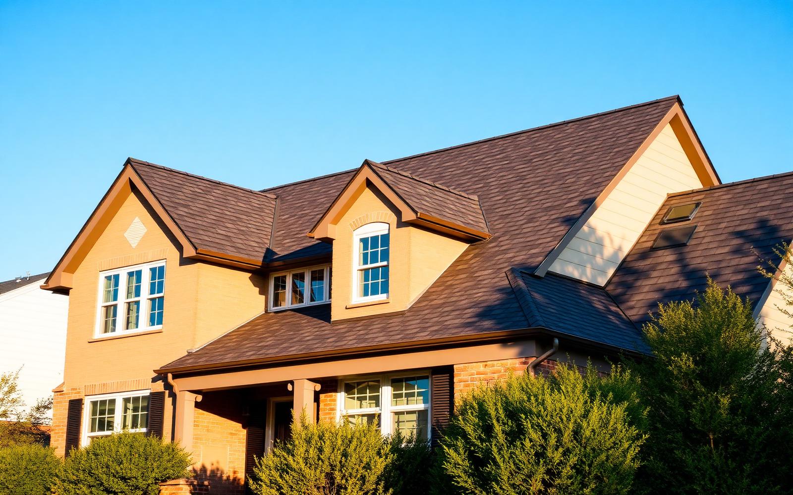 Craftsman home with a new architectural shingle roof